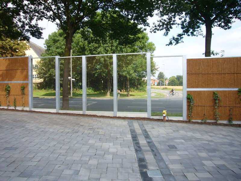 Ecran anti-bruit transparent - CNVA - Paris